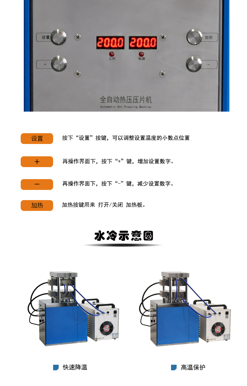 全自动热压压片机相关介绍 