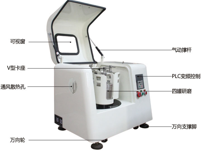 实验室小型行星球球磨机